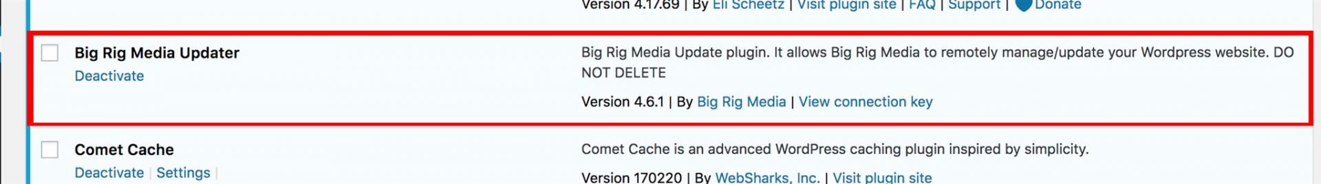 Big Rig Media Updater