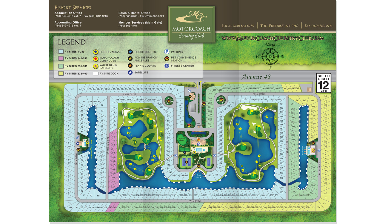 RV Park Map Design