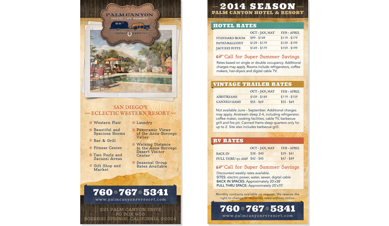 Print RV Park Rack Cards