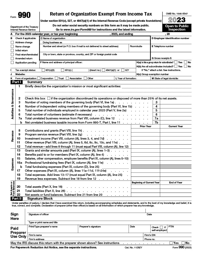 IRS Documents 990