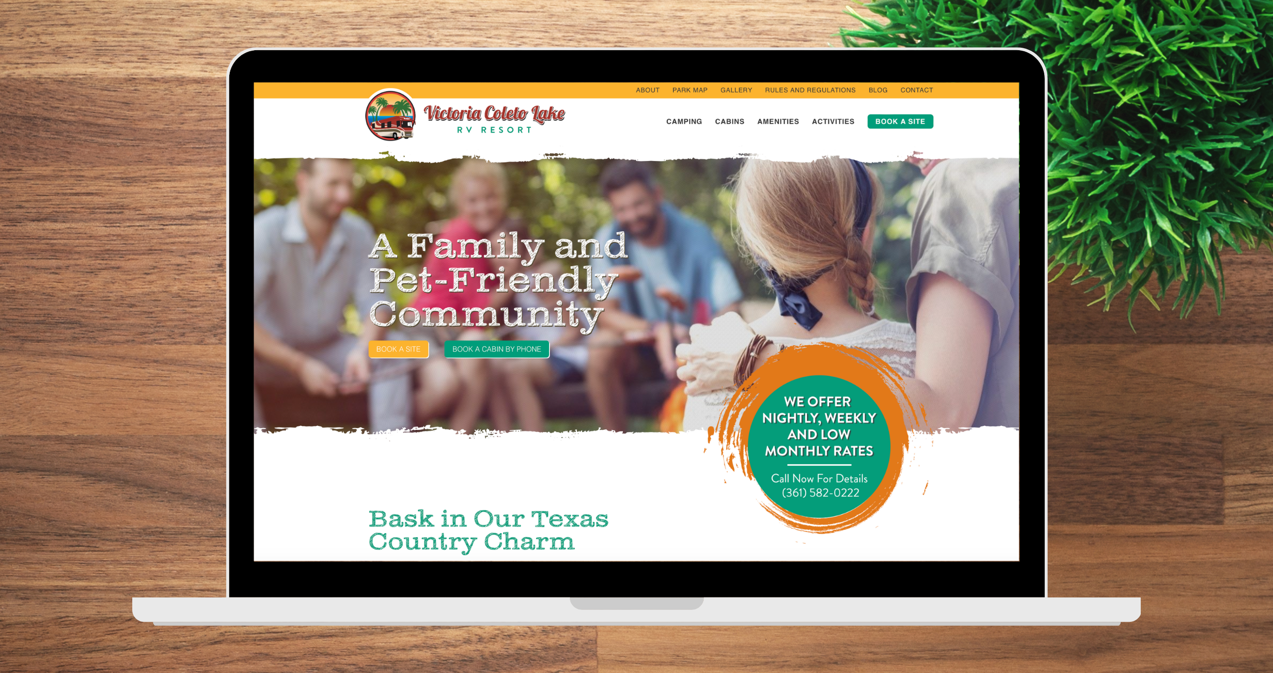 landing page